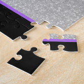 ソフトボールガールズパープル&シルバースパークル ジグソーパズル (側面)