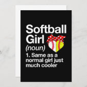 ソフトボールガール定義サッシスポーツ サンキューカード (正面/裏面)