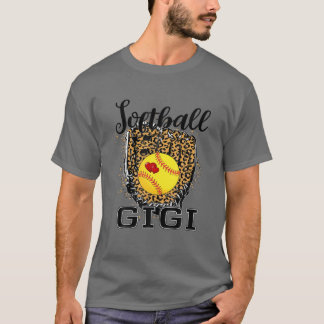 ソフトボールギリヒョウのゲームデイグランマースポーツ恋人 Tシャツ