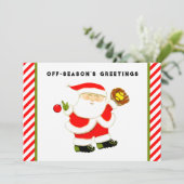 ソフトボールクリスマス シーズンカード (スタンド正面)