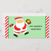 ソフトボールクリスマス シーズンカード (正面)