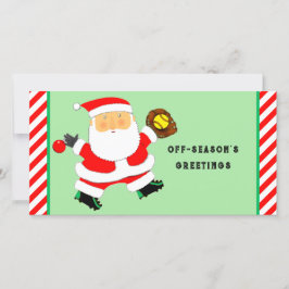 ソフトボールクリスマス シーズンカード