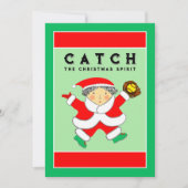 ソフトボールクリスマス シーズンカード (正面)