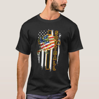 ソフトボールクロスジェシュゴッドフラッグアパレル Tシャツ