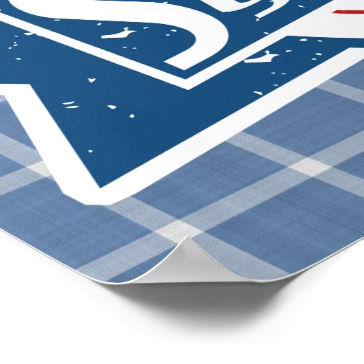 ソフトボールグランパアートポスター ポスター (角)