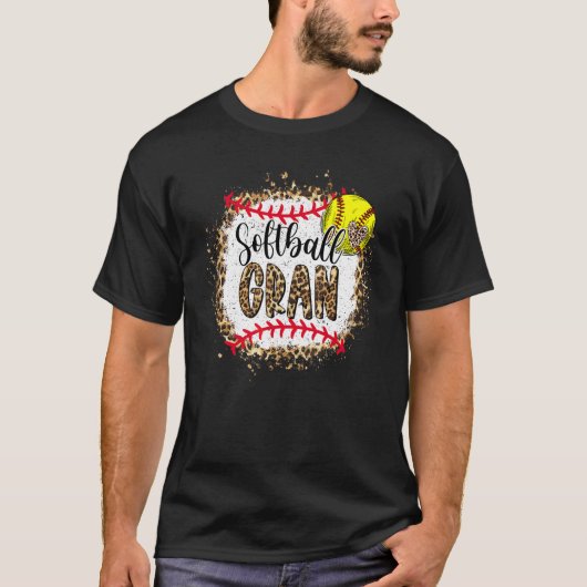 ソフトボールグランヒョウ漂白母の日ゲームD Tシャツ (正面)