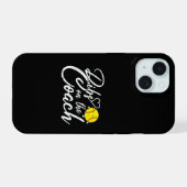 ソフトボールコーチの妻 ディブス・オン・ザ・コーチ iPhone 15ケース (裏面横)