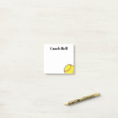 ソフトボールコーチカスタム感謝していが付箋を贈り物! ポストイット (デスク上)