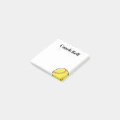 ソフトボールコーチカスタム感謝していが付箋を贈り物! ポストイット (アングル)