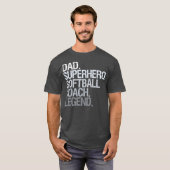 ソフトボールコーチパパ  Tシャツ (正面フル)