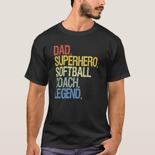 ソフトボールコーチパパ Tシャツ (正面)