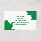 ソフトボールコーチ 名刺 (裏面)