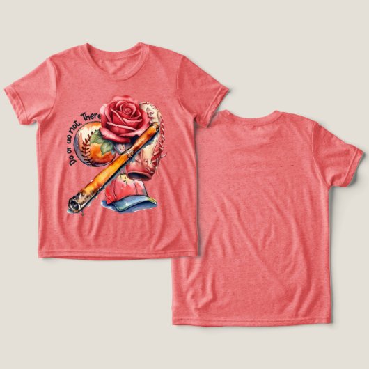 ソフトボールサマー トライブレンドＴシャツ (デザイン正面&裏面)