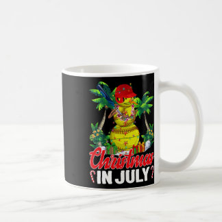 ソフトボールサンタ帽子 ハワイアンクリスマスin7月 コーヒーマグカップ