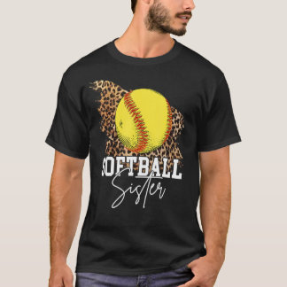 ソフトボールシスターヒョウハート Tシャツ