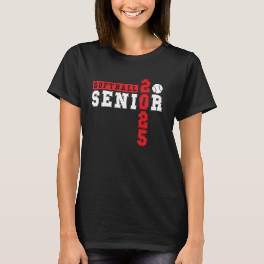 ソフトボールシニアナイトソフトボール2025年卒業 Tシャツ (正面)