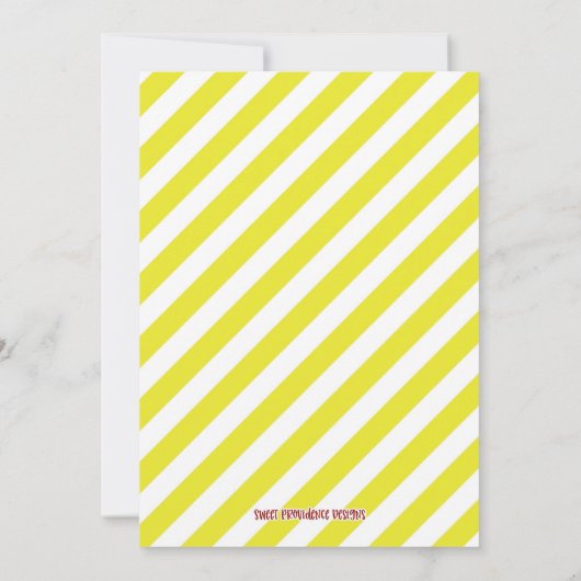 ソフトボールスイングオンオーバー誕生日 招待状 (裏面)