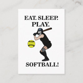 ソフトボールスポーツコーチトレーナー 名刺