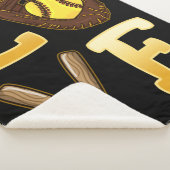 ソフトボールスポーツソフトボール選手 シェルパブランケット (3/4)