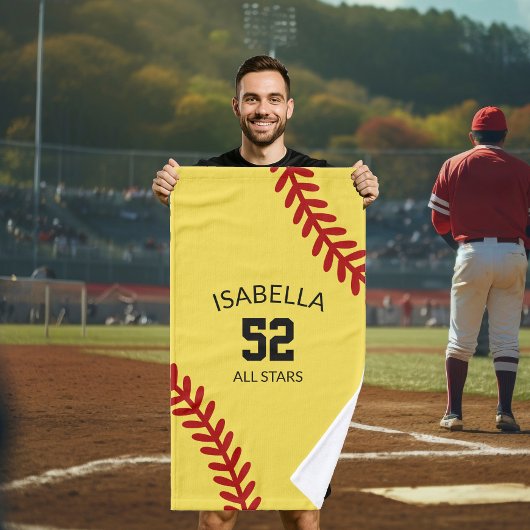 ソフトボールスポーツタオル、コーチバスタオル ハンドタオル