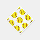 ソフトボールスポーツ スタンダードカクテルナプキン (角)