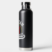 ソフトボールチームプレーヤーADD NAME パーソナライズされた League ウォーターボトル (左面)