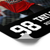 ソフトボールチーム2025年のシニアクラス写真コラージュ ポスター (角)