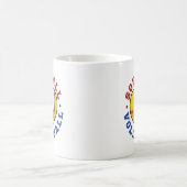 ソフトボールバレーボール コーヒーマグカップ (中央)