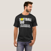 ソフトボールパパ定義父の日 Tシャツ (正面フル)