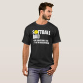 ソフトボールパパ定義 Tシャツ (正面フル)