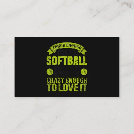 ソフトボールパパ引用文捕手投手父スポーツH 名刺 (裏面)
