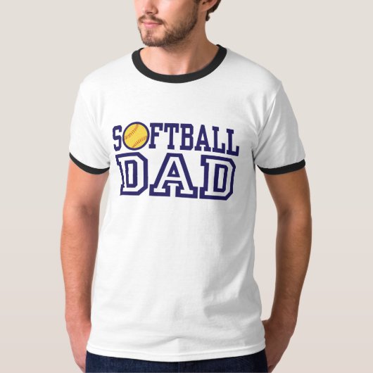 ソフトボールパパ Tシャツ (正面)