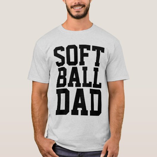 ソフトボールパパTシャツ Tシャツ (正面)