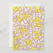 ソフトボールパーティの招待状 招待状 (裏面)