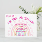 ソフトボールパーティー誕生日招待状 招待状 (スタンド正面)