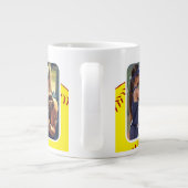 ソフトボールプレイヤー名番号チーム2枚 ジャンボコーヒーマグカップ (裏面)