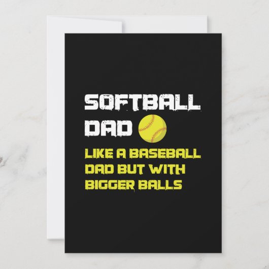 ソフトボールプレーヤーパパユーモア (正面)