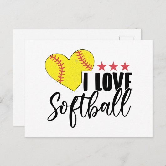 ソフトボールプレーヤー |ソフトボールチームのコーチの贈り物 ポストカード (正面/裏面)