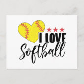 ソフトボールプレーヤー |ソフトボールチームのコーチの贈り物 ポストカード (正面)