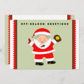 ソフトボールホリデーカード シーズンカード (正面/裏面)