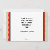 ソフトボールホリデーカード シーズンカード (裏面)