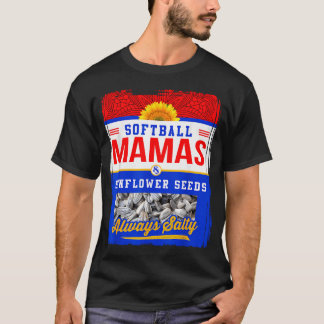 ソフトボールママとひまわりの種は永遠に Tシャツ