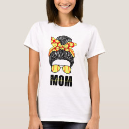 ソフトボールママのボサボサバン Tシャツ