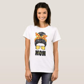 ソフトボールママのボサボサバン Tシャツ (正面フル)