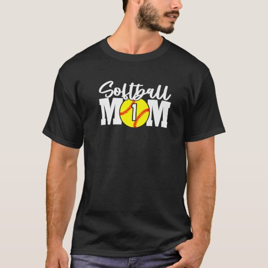 ソフトボールママ1 Tシャツ (正面)