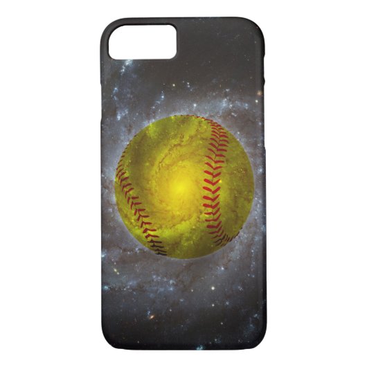 ソフトボールユニーク宇宙Softball iPhone 7ケース Case-Mate iPhoneケース (裏面)