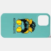 ソフトボールライフキッドライフメッシーバンスポーツティーママ Case-Mate iPhoneケース (裏面 (横))