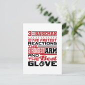 ソフトボール三塁手三塁手 ポストカード (スタンド正面)