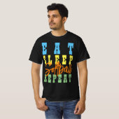 ソフトボール三昧 Tシャツ (正面フル)