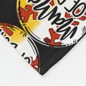 ソフトボール両球のママの日ママ フリースブランケット (角)